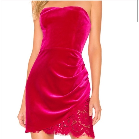 Amanda Uprichard x Revolve Devyn Velvet Mini Dress - Picture 2 of 6